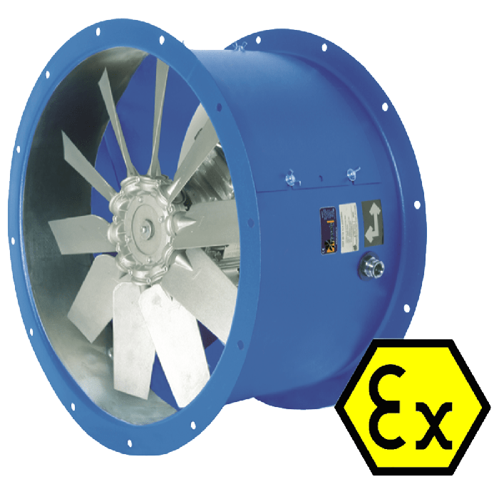 HMX Long Cased Axial Fans - Axair Fans