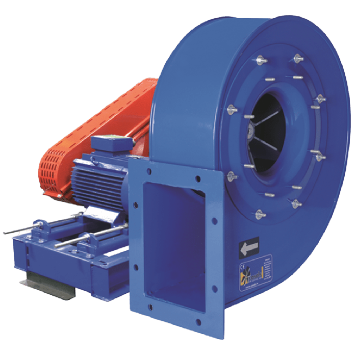 MTZM P/R Medium Pressure Belt Driven Radial Fans - Axair Fans