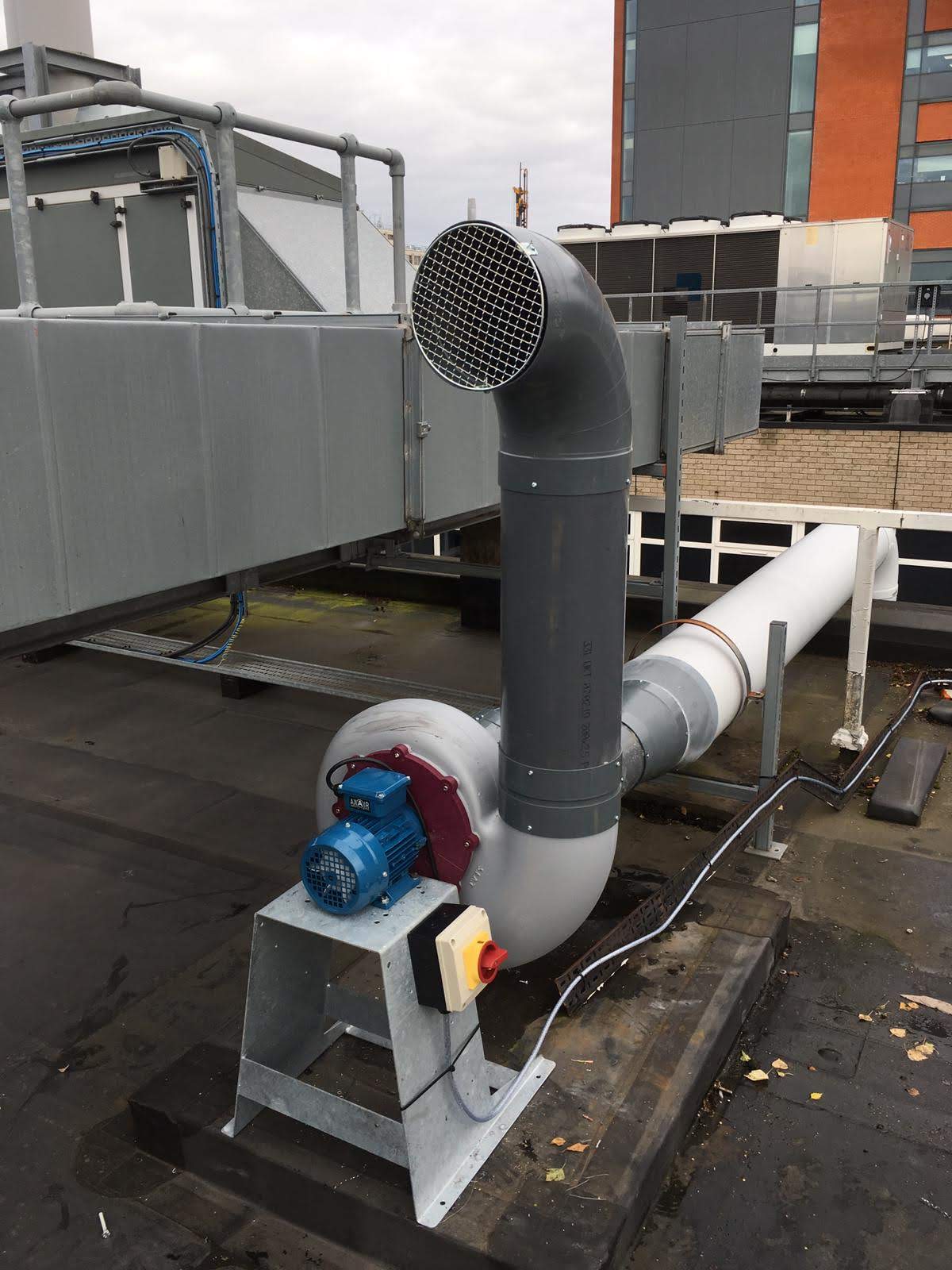 Axair Fans Case Study: Rooftop Fume Extraction Axair Fans Case Study: Rooftop Fume Extraction