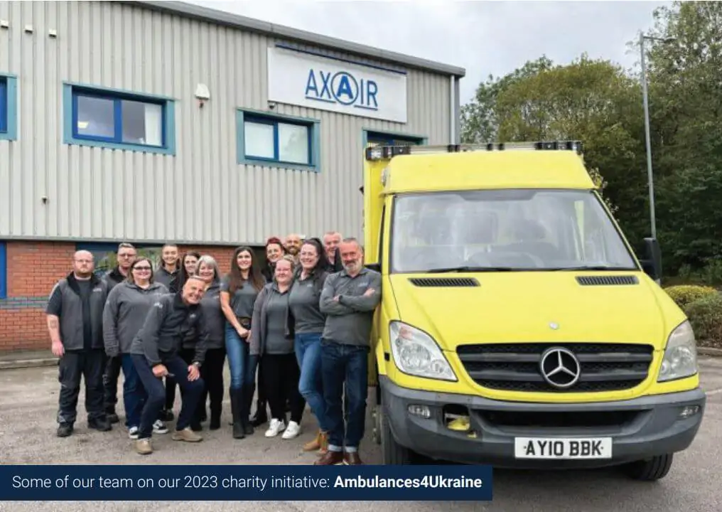 Axair Fans Raise Funds to Support the Transport of Ambulances to Ukraine